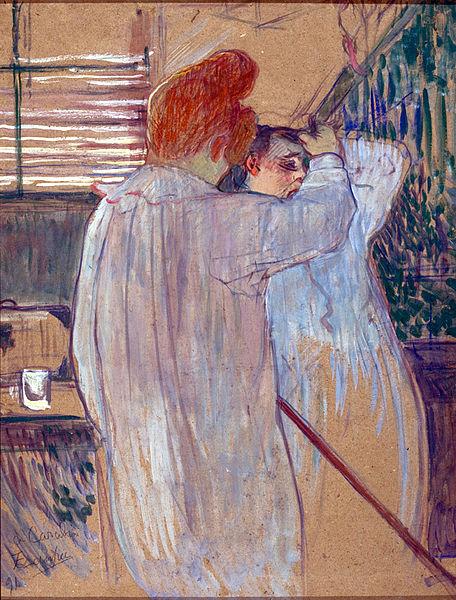 Henri  Toulouse-Lautrec Two Women in Nightgowns